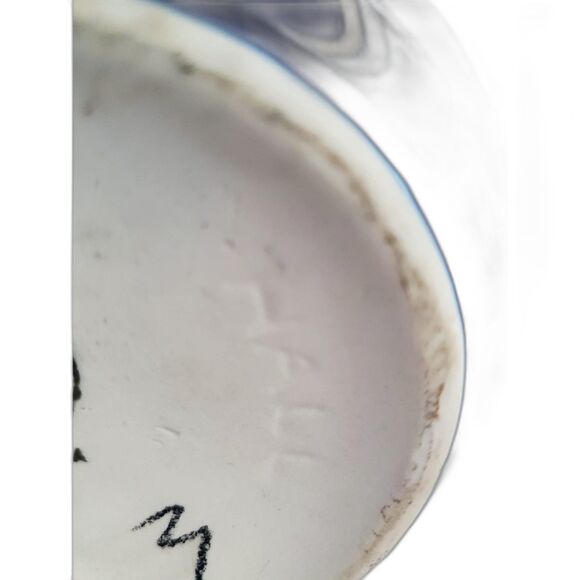 5" Tall Hall 630 Dark Blue Bud Vase - Picture 3 of 4